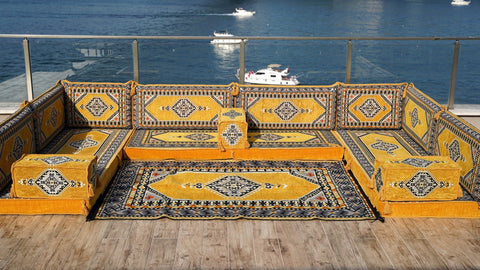 8 Thickness U Sofa Set, Floor Cushions, Moroccan Sofa Set, Arabic Jalsa Seating 8 Thickness U Sofa Set, Floor Cushions, Moroccan Sofa Set, Arabic Jalsa Seating