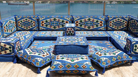 8 Thickness U Sofa Set, Floor Cushions, Handmade Arabic Sofa, Oriental Sofa 8 Thickness U Sofa Set, Floor Cushions, Handmade Arabic Sofa, Oriental Sofa