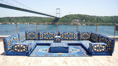 8 Thickness U Sofa Set, Floor Cushions, Handmade Arabic Sofa, Oriental Sofa 8 Thickness U Sofa Set, Floor Cushions, Handmade Arabic Sofa, Oriental Sofa