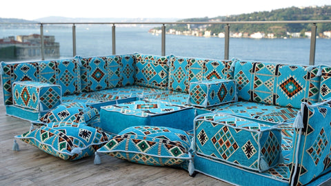 8 Thickness U Sofa Set, Floor Cushions, Moroccan Sofa, Turkish Sitting Pillows Set 8 Thickness U Sofa Set, Floor Cushions, Moroccan Sofa, Turkish Sitting Pillows Set