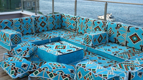 8 Thickness U Sofa Set, Floor Cushions, Moroccan Sofa, Turkish Sitting Pillows Set 8 Thickness U Sofa Set, Floor Cushions, Moroccan Sofa, Turkish Sitting Pillows Set