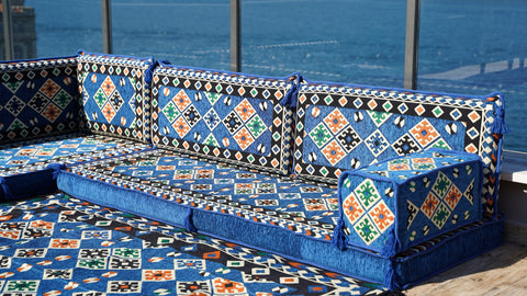 L Shaped Floor Sofa, Arabic Floor Seating Set, Turkish Floor Seating L Shaped Floor Sofa, Arabic Floor Seating Set, Turkish Floor Seating