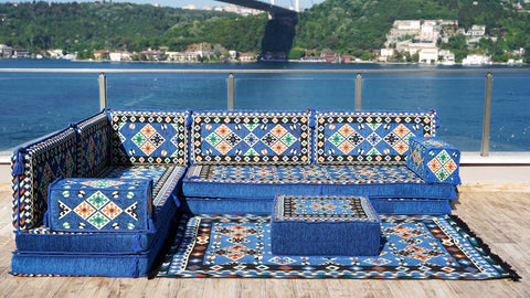 L Shaped Floor Sofa, Arabic Floor Seating Set, Turkish Floor Seating L Shaped Floor Sofa, Arabic Floor Seating Set, Turkish Floor Seating