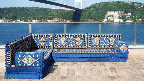 L Shaped Floor Sofa, Arabic Floor Seating Set, Turkish Floor Seating L Shaped Floor Sofa, Arabic Floor Seating Set, Turkish Floor Seating