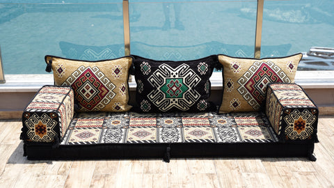 Loveseat Sofa, Arabic Majlis Seating, Turkish Sofa Loveseat Sofa, Arabic Majlis Seating, Turkish Sofa