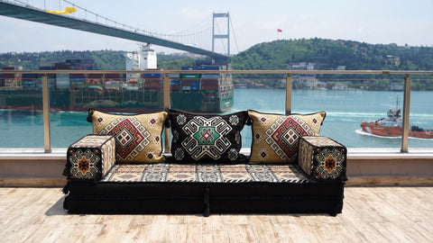 Loveseat Sofa, Arabic Majlis Seating, Turkish Sofa Loveseat Sofa, Arabic Majlis Seating, Turkish Sofa