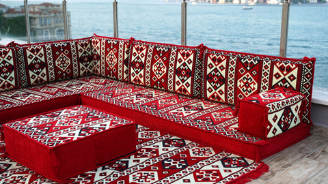L Shaped Floor Cushions, Floor Sofas, Turkish Sofa Set L Shaped Floor Cushions, Floor Sofas, Turkish Sofa Set