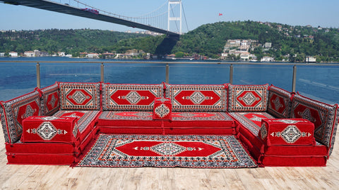 8 Thickness U Sofa Set, Arabic Sofa, Floor Cushions, Moroccan Sofa Set, Arabic Jalsa 8 Thickness U Sofa Set, Arabic Sofa, Floor Cushions, Moroccan Sofa Set, Arabic Jalsa