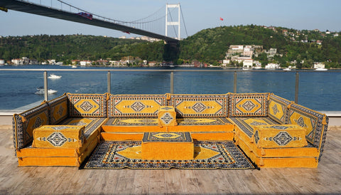 8 Thickness U Sofa Set, Floor Cushions, Moroccan Sofa Set, Arabic Jalsa Seating 8 Thickness U Sofa Set, Floor Cushions, Moroccan Sofa Set, Arabic Jalsa Seating