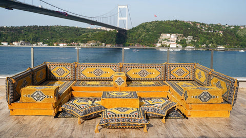 8 Thickness U Sofa Set, Floor Cushions, Moroccan Sofa Set, Arabic Jalsa Seating 8 Thickness U Sofa Set, Floor Cushions, Moroccan Sofa Set, Arabic Jalsa Seating