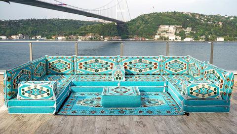8 Thickness U Sofa Set, Moroccan Sofa, Floor Seating Set, Floor Cushions 8 Thickness U Sofa Set, Moroccan Sofa, Floor Seating Set, Floor Cushions