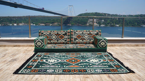 8 Thickness Single Seating Sofa, Arabic Sofa, Floor Cushions Set