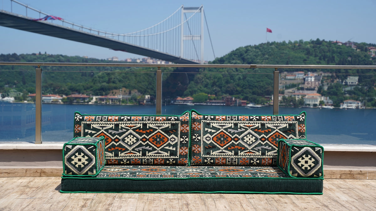 Loveseat Sofa, Arabic Majlis, Moroccan Sofa Seating Set