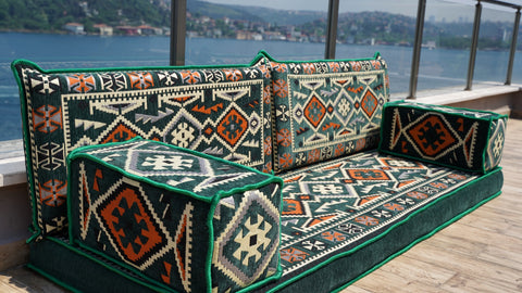 Loveseat Sofa, Arabic Majlis, Moroccan Sofa Seating Set