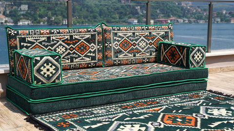 8 Thickness Single Seating Sofa, Arabic Sofa, Floor Cushions Set