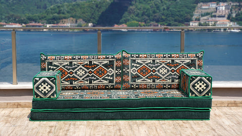 8 Thickness Single Seating Sofa, Arabic Sofa, Floor Cushions Set