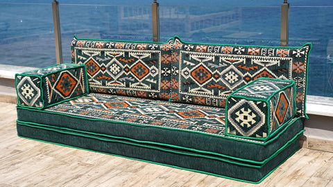 8 Thickness Single Seating Sofa, Arabic Sofa, Floor Cushions Set