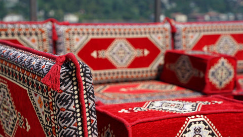 8 Thickness U Sofa Set, Arabic Sofa, Floor Cushions, Moroccan Sofa Set, Arabic Jalsa