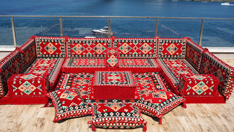 Large turkish floor clearance cushions