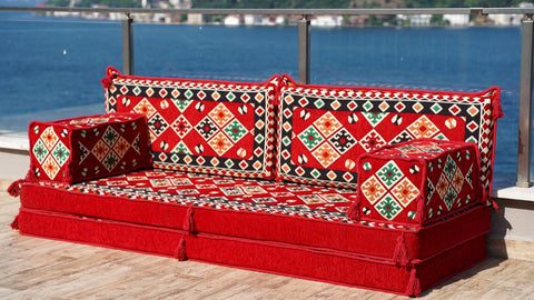 8 Thickness Loveseat, Floor Sofa, Arabic Majlis Seating