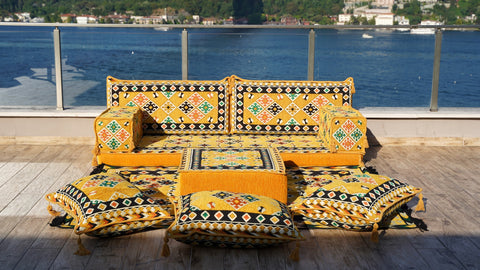 Single Sofa Set, Arabic Majlis Set, Arabic Floor Seating