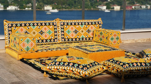 Single Sofa Set, Arabic Majlis Set, Arabic Floor Seating