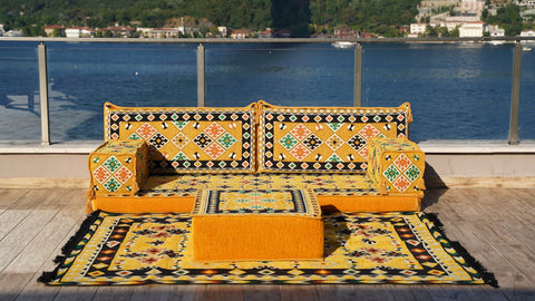 Single Sofa Set, Arabic Majlis Set, Arabic Floor Seating