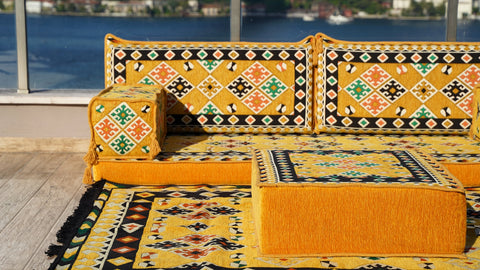 Single Sofa Set, Arabic Majlis Set, Arabic Floor Seating