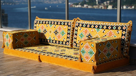 8 Thickness Loveseat, Floor Seating, Arabic Jalsa Set