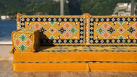 8 Thickness Loveseat, Floor Seating, Arabic Jalsa Set