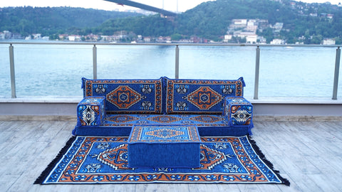 Arabic Sofa, Single Sofa Set, Moroccan Sofa, Floor Cushions