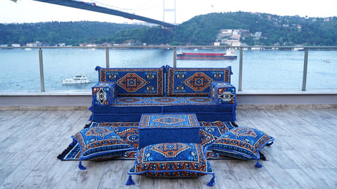 Arabic Sofa, Single Sofa Set, Moroccan Sofa, Floor Cushions