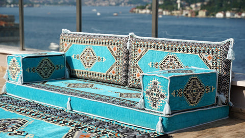 Single Sofa Set, Arabic Jalsa, Floor Seating Set