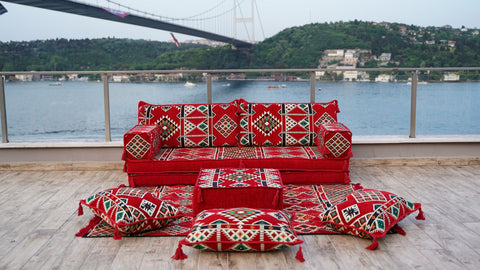 Single Sofa Set, Floor Sofa, Majlis Sofa, Turkish Sofa Seating