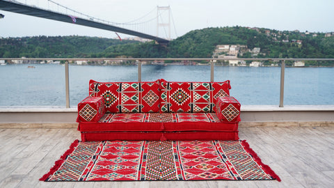 Single Sofa Set, Floor Sofa, Majlis Sofa, Turkish Sofa Seating