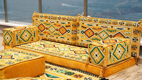 8 Thickness Single Seating Sofa, Arabic Jalsa, Arabic Floor Seating