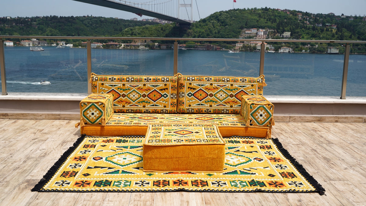 Single Sofa Set, Arabic Jalsa, Arabic Floor Seating