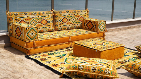 8 Thickness Single Seating Sofa, Arabic Jalsa, Arabic Floor Seating