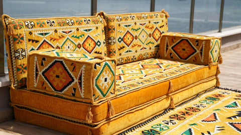 8 Thickness Single Seating Sofa, Arabic Jalsa, Arabic Floor Seating