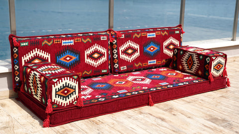 Loveseat Sofa, Moroccan Sofa, Arabic Jalsa Set