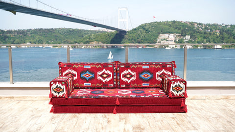 Loveseat Sofa, Moroccan Sofa, Arabic Jalsa Set