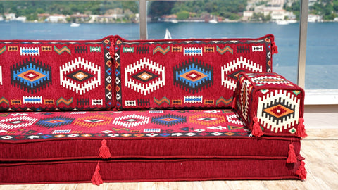 8 Thickness Loveseat, Moroccan Sofa, Arabic Jalsa Set