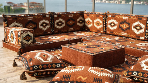 Turkish Sofa, L Shaped Moroccan Sofa, Oriental Sofa