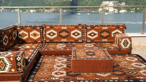 Turkish Sofa, L Shaped Moroccan Sofa, Oriental Sofa