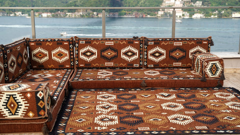 Turkish Sofa, L Shaped Moroccan Sofa, Oriental Sofa