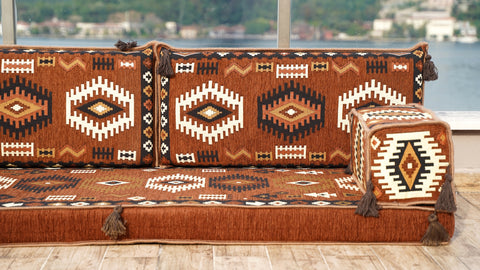 Arabic Loveseat Sofa, Moroccan Sofa, Arabic Jalsa Set