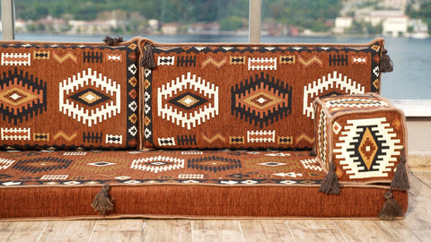 8 Thickness Loveseat, Moroccan Sofa, Arabic Jalsa Seating Set