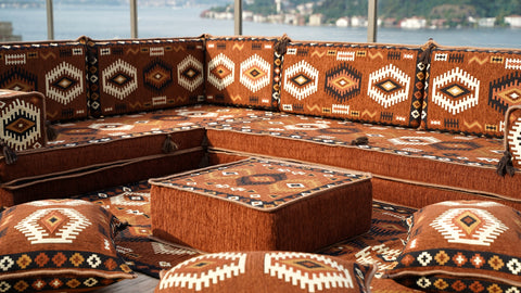 Turkish Sofa, L Shaped Moroccan Sofa, Oriental Sofa