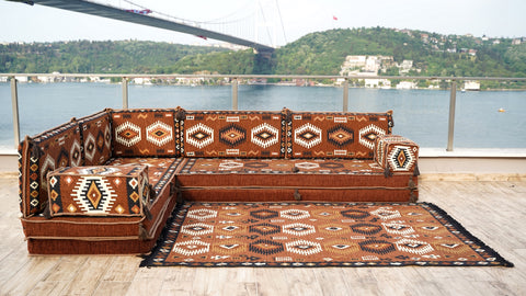 Turkish Sofa, L Shaped Moroccan Sofa, Oriental Sofa