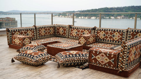 8 Thickness U Sofa Set, Arabic Majlis, Turkish Sofa, Moroccan Sofa, Floor Seating Set